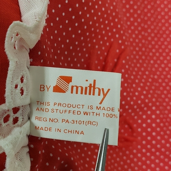 Smithy 22" Bear Christmas Holiday Stocking Vintage Santa Christmas Trees - Picture 6 of 9